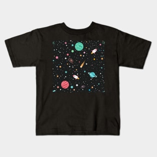 Space texture Kids T-Shirt